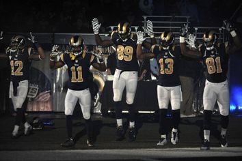 Raiders Rams Football