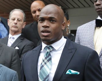 Adrian Peterson, Rusty Hardin
