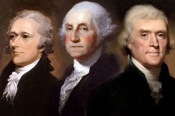Alexander Hamilton, George Washington, Thomas Jefferson