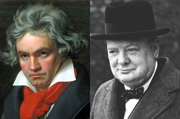 Ludwig van Beethoven, Winston Churchill