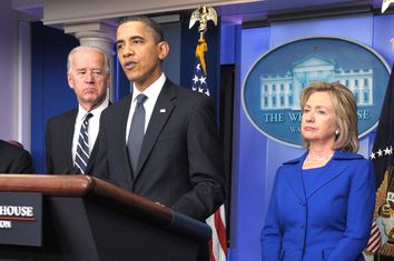 Joe Biden, Barack Obama, Hillary Clinton