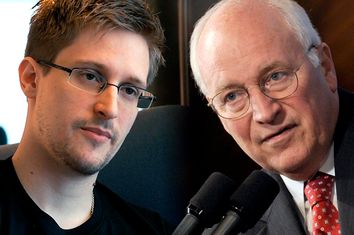 Edward Snowden, Dick Cheney
