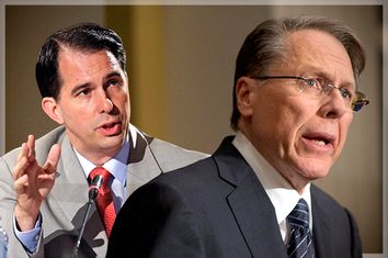 Scott Walker, Wayne LaPierre