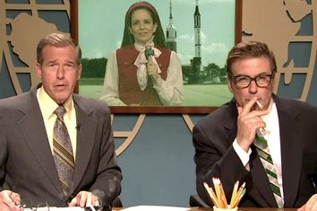 Brian Williams, Tina Fey, Alec Baldwin