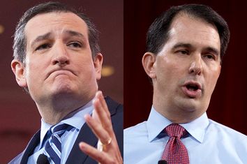 Ted Cruz, Scott Walker