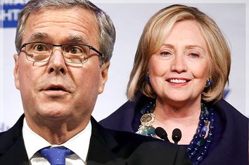 Jeb Bush, Hillary Clinton