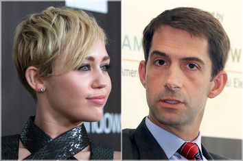 Miley Cyrus, Tom Cotton