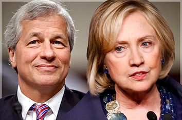 Jamie Dimon, Hillary Clinton