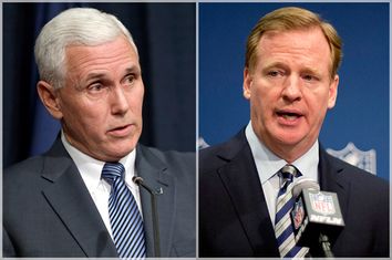 Mike Pence, Roger Goodell