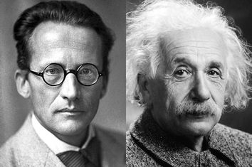 Erwin Schrödinger, Albert Einstein