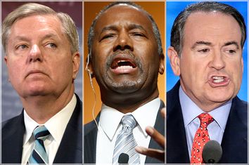 Lindsey Graham, Ben Carson, Mike Huckabee