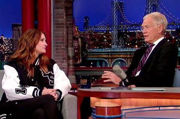 Julia Roberts, David Letterman