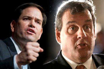 Marco Rubio, Chris Christie