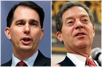 Scott Walker, Sam Brownback