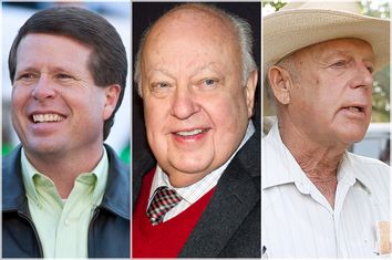 Jim Bob Duggar, Roger Ailes, Cliven Bundy