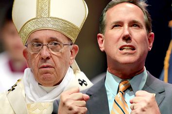Pope Francis, Rick Santorum