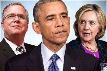 Jeb Bush, Barack Obama, Hillary Clinton