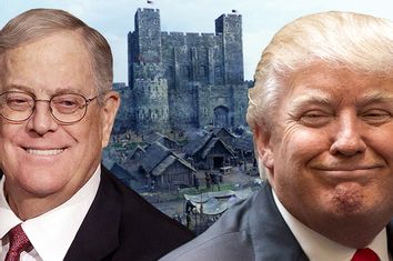 David Koch, Donald Trump