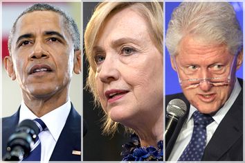 Barack Obama, Hillary Clinton, Bill Clinton