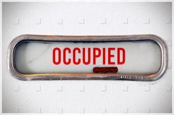 Occupied Sign