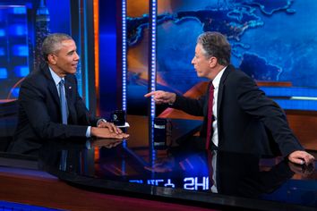 Barack Obama, Jon Stewart