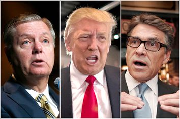 Lindsey Graham, Donald Trump, Rick Perry