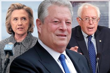 Hillary Clinton, Al Gore, Bernie Sanders