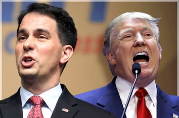 Scott Walker, Donald Trump
