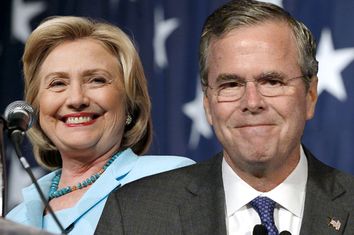 Hillary Clinton, Jeb Bush