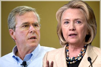 Jeb Bush, Hillary Clinton