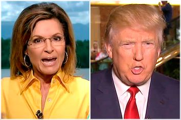 Sarah Palin, Donald Trump