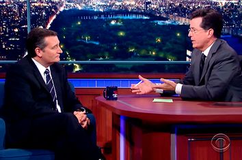Ted Cruz, Stephen Colbert