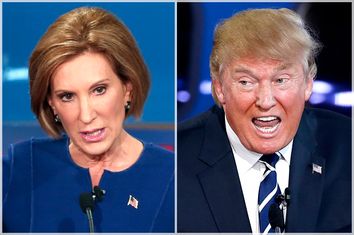 Carly Fiorina, Donald Trump