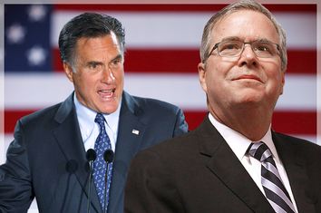 Mitt Romney, Jeb Bush