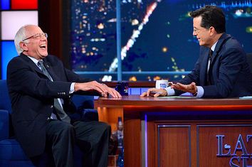 Bernie Sanders, Stephen Colbert