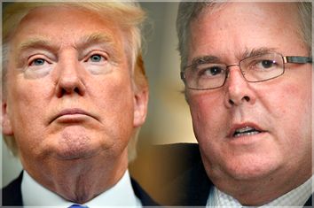 Donald Trump, Jeb Bush