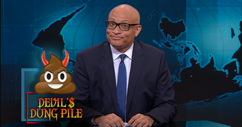 Larry wilmore Devil's dung pile