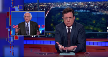 Stephen Colbert Bernie Sanders