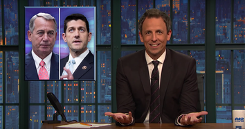 Seth Meyers Boehner Paul Ryan