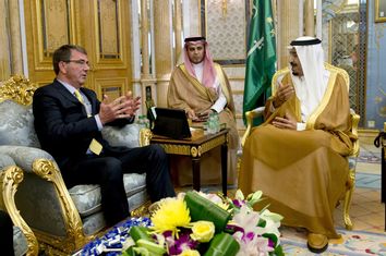 Ash Carter, King Salman bin Abdul Aziz