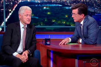 Bill Clinton, Stephen Colbert