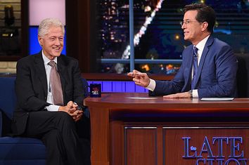 Bill Clinton, Stephen Colbert