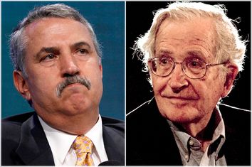 Thomas Friedman, Noam Chomsky