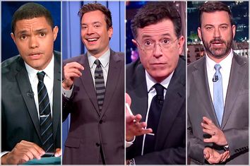 Trevor Noah, Jimmy Fallon, Stephen Colbert, Jimmy Kimmel