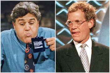 Jay Leno, David Letterman