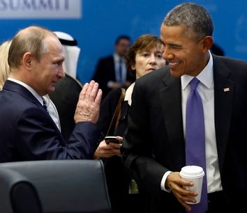 Barack Obama, Vladimir Putin