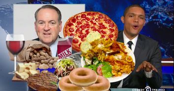 Daily Show huckabee food