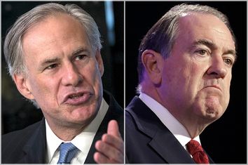 Greg Abbott, Mike Huckabee