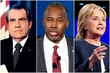 Richard Nixon, Ben Carson, Hillary Clinton