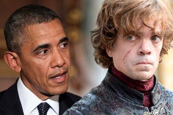 Barack Obama, Tyrion Lannister